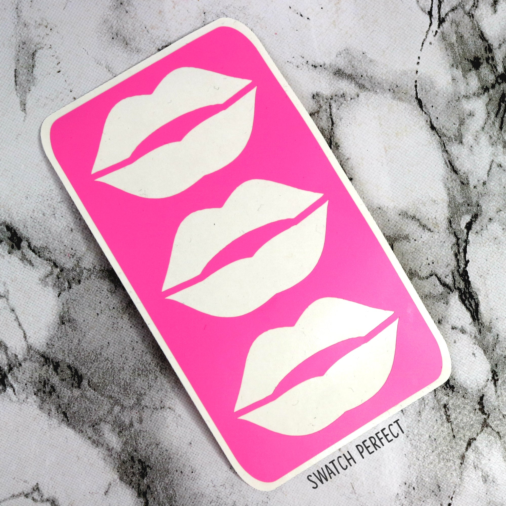 Pouts Trio - 3 Pan Stencil - Swatch Perfect