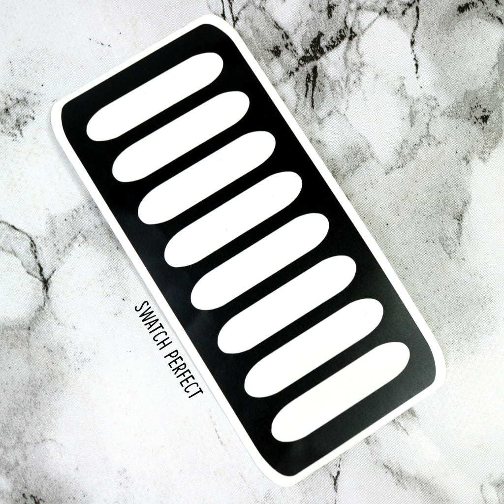 Rounded Stripes - 8 Pan Stencil - Swatch Perfect
