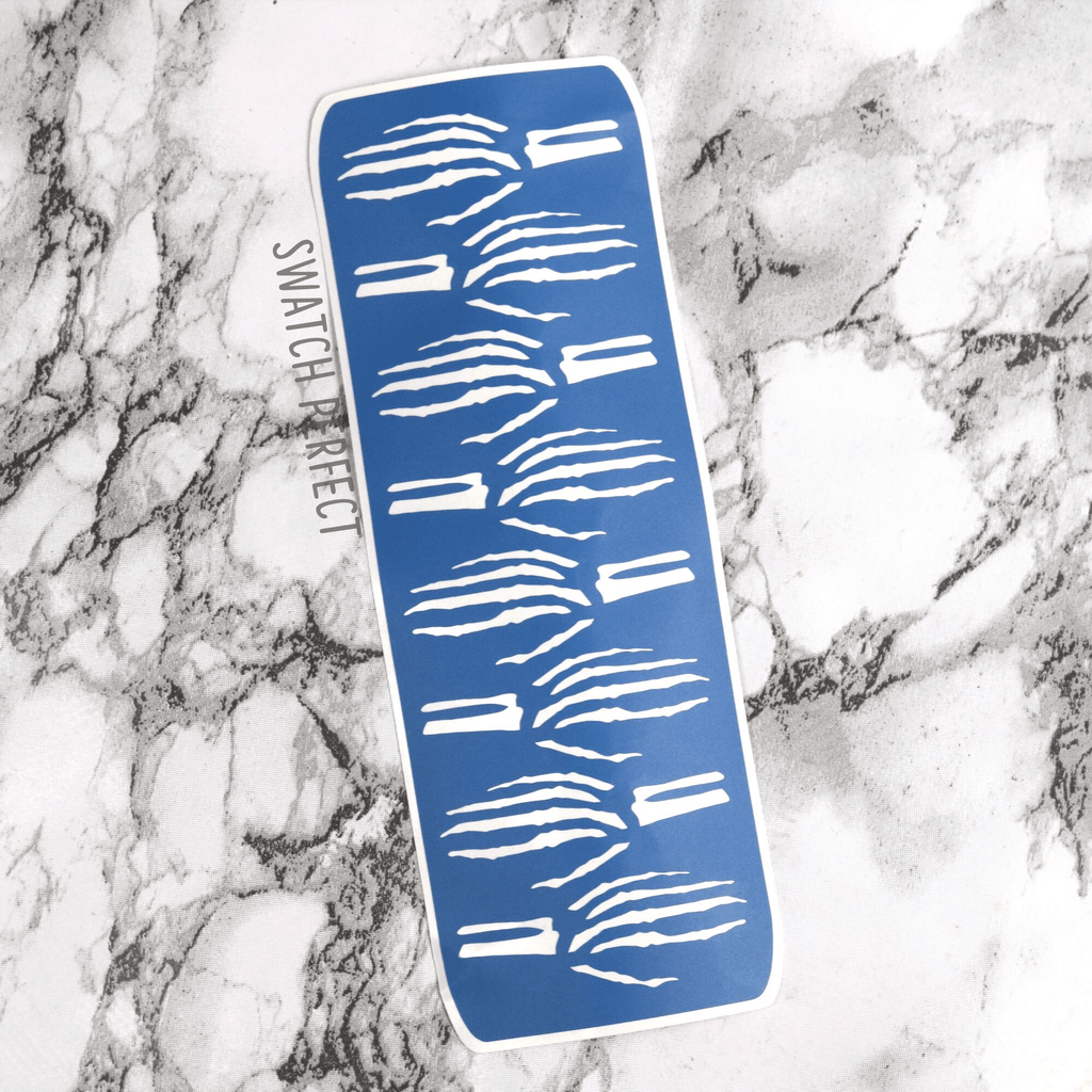 Skeleton Hands - 8 Pan Stencil - Swatch Perfect