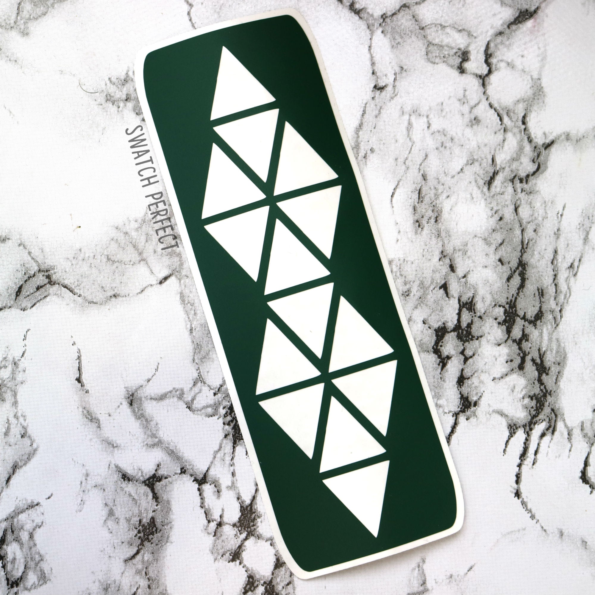 Stained Glass Triangles - 14 Pan Stencil Swatch Perfect