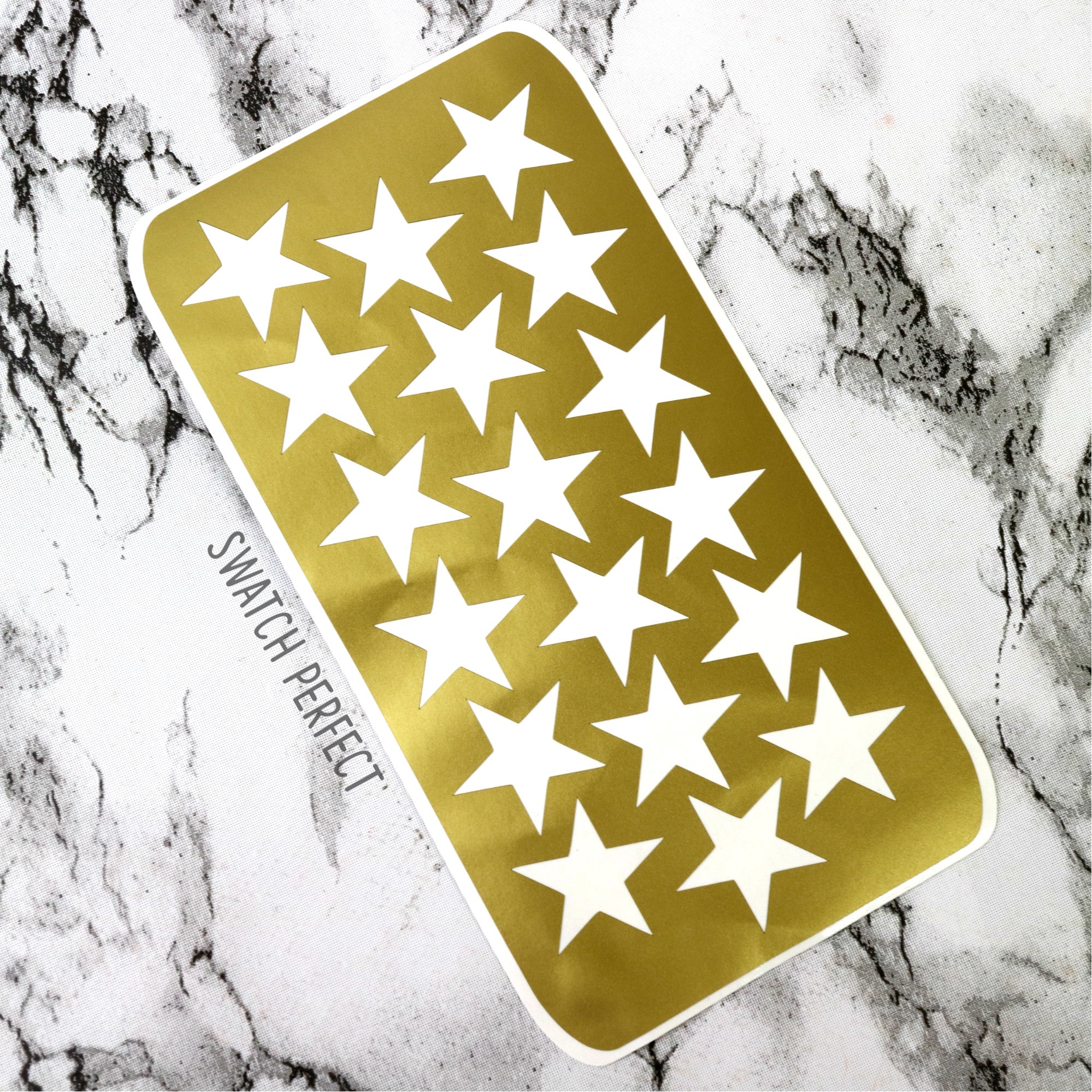 Stars - 18 Pan Stencil - Swatch Perfect