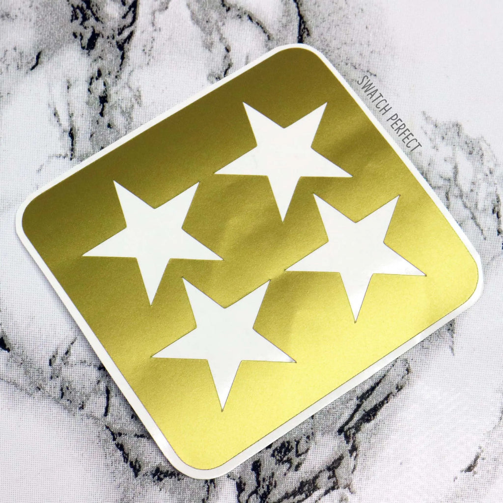 Stars - 4 Pan Stencil - Swatch Perfect
