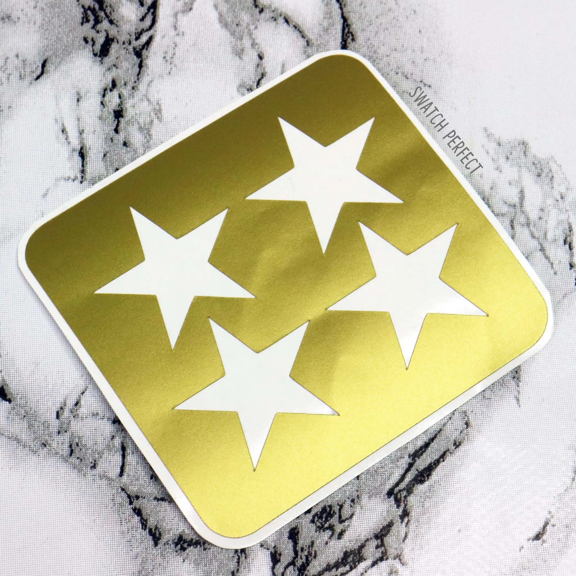 Stars - 4 Pan Stencil - Swatch Perfect