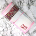 Storage Pouch - Baby Pink | 13 Individual Pockets | Elastic Closure - Swatch Perfect