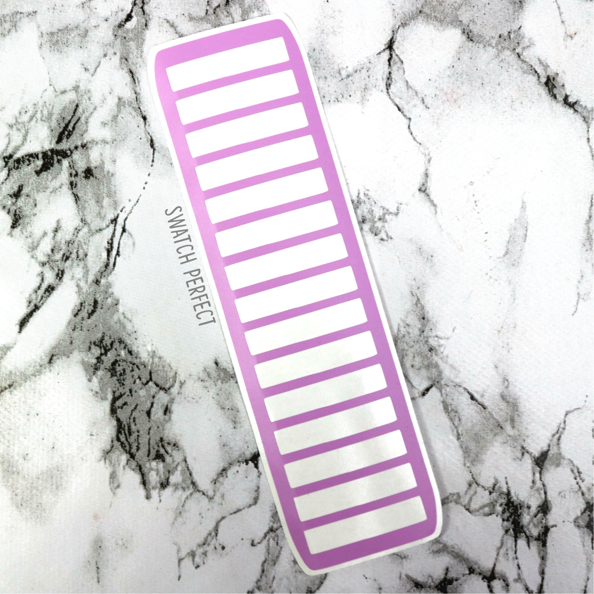 Stripe Swatch Stencil – Horizontal Design (9 Layout Sizes) - Swatch Perfect