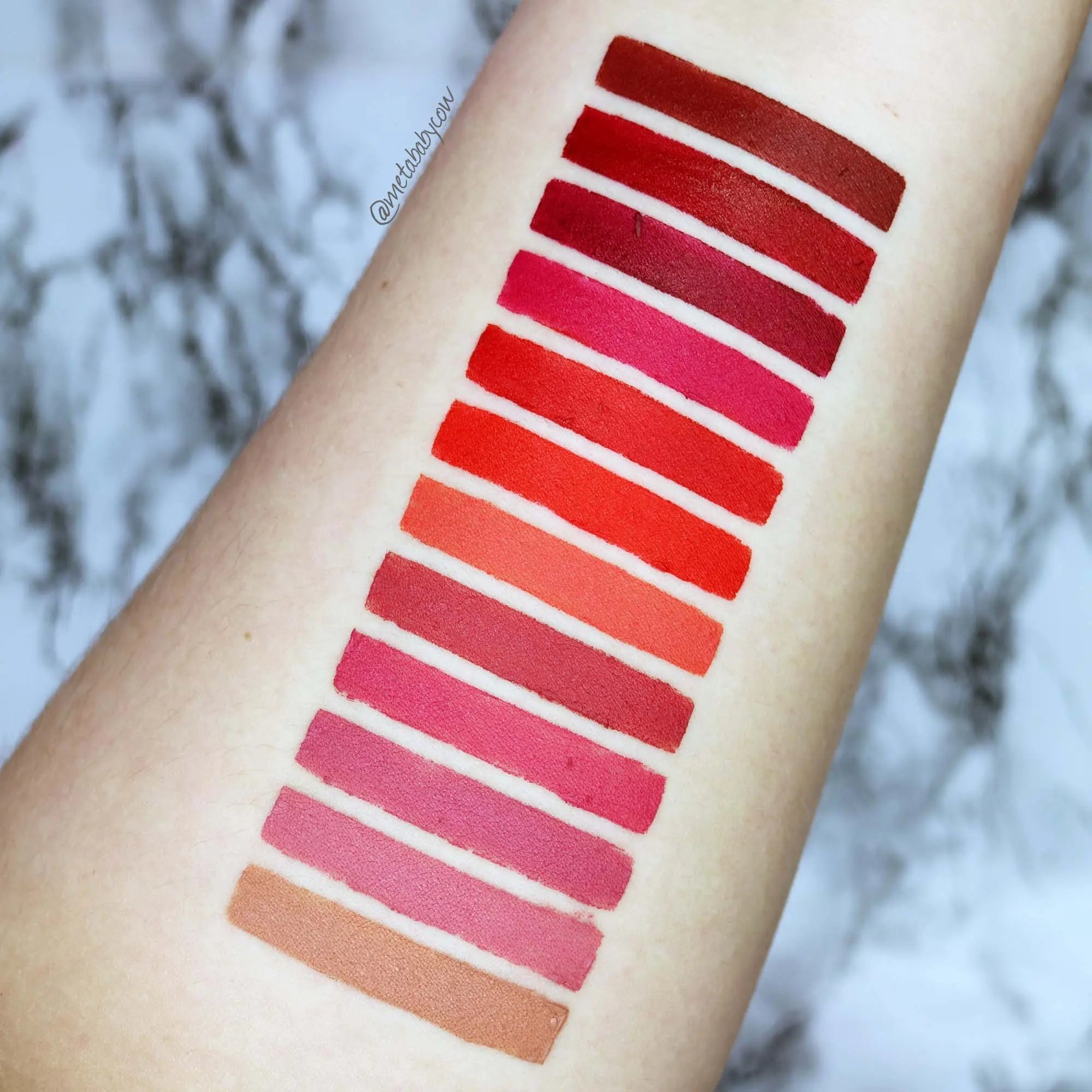 Stripe Swatch Stencil – Horizontal Design (9 Layout Sizes) - Swatch Perfect