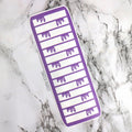 Stripes Drip - 14 Pan Stencil - Swatch Perfect
