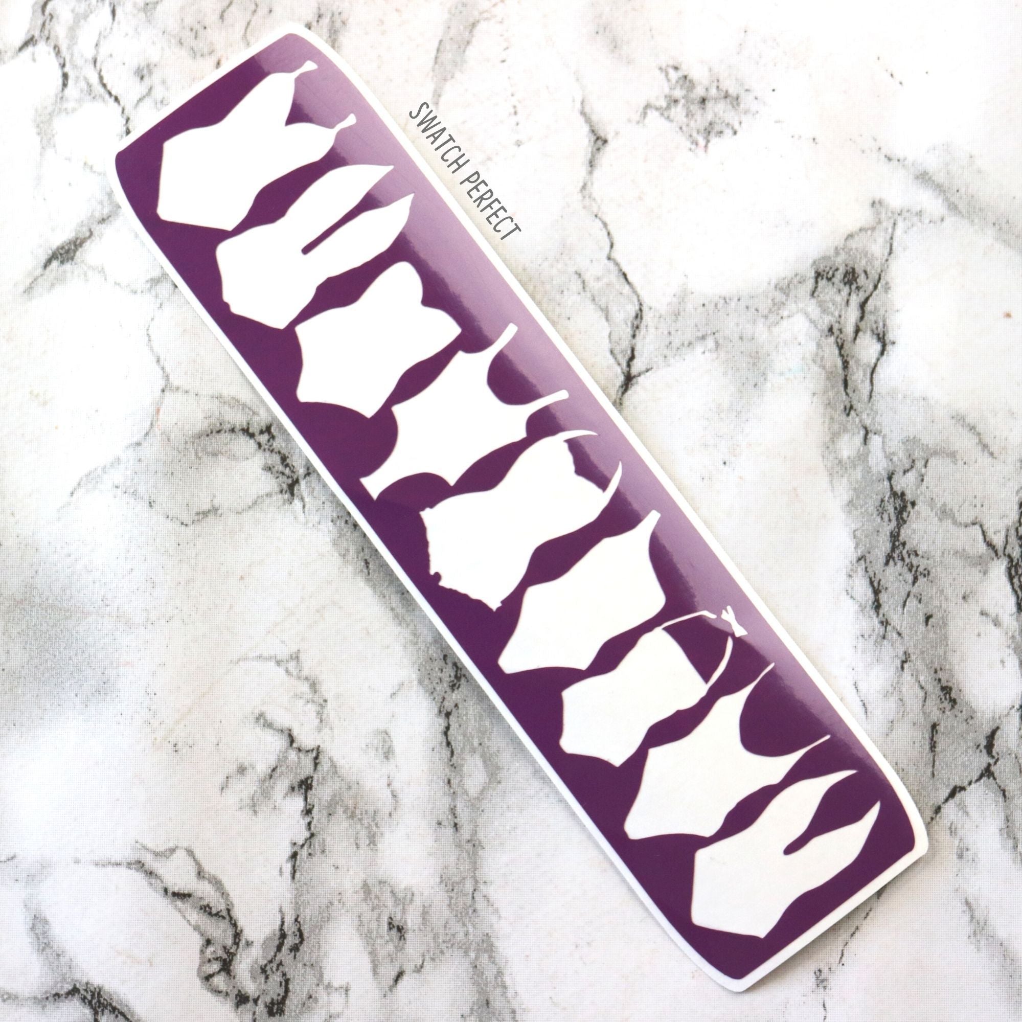 Swimsuit - 9 Pan Stencil - Swatch Perfect