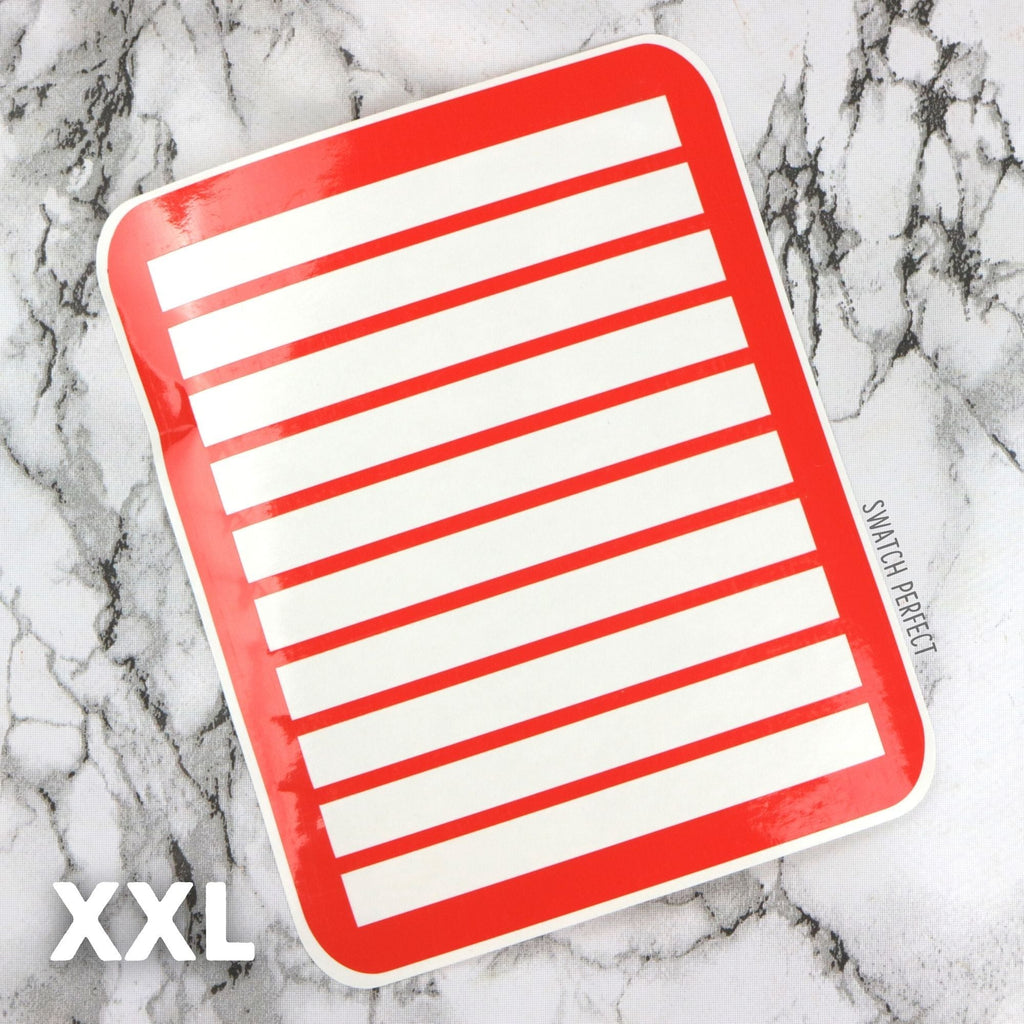 Wraparound Stripes - 10 Pan Stencil | XXL - Swatch Perfect