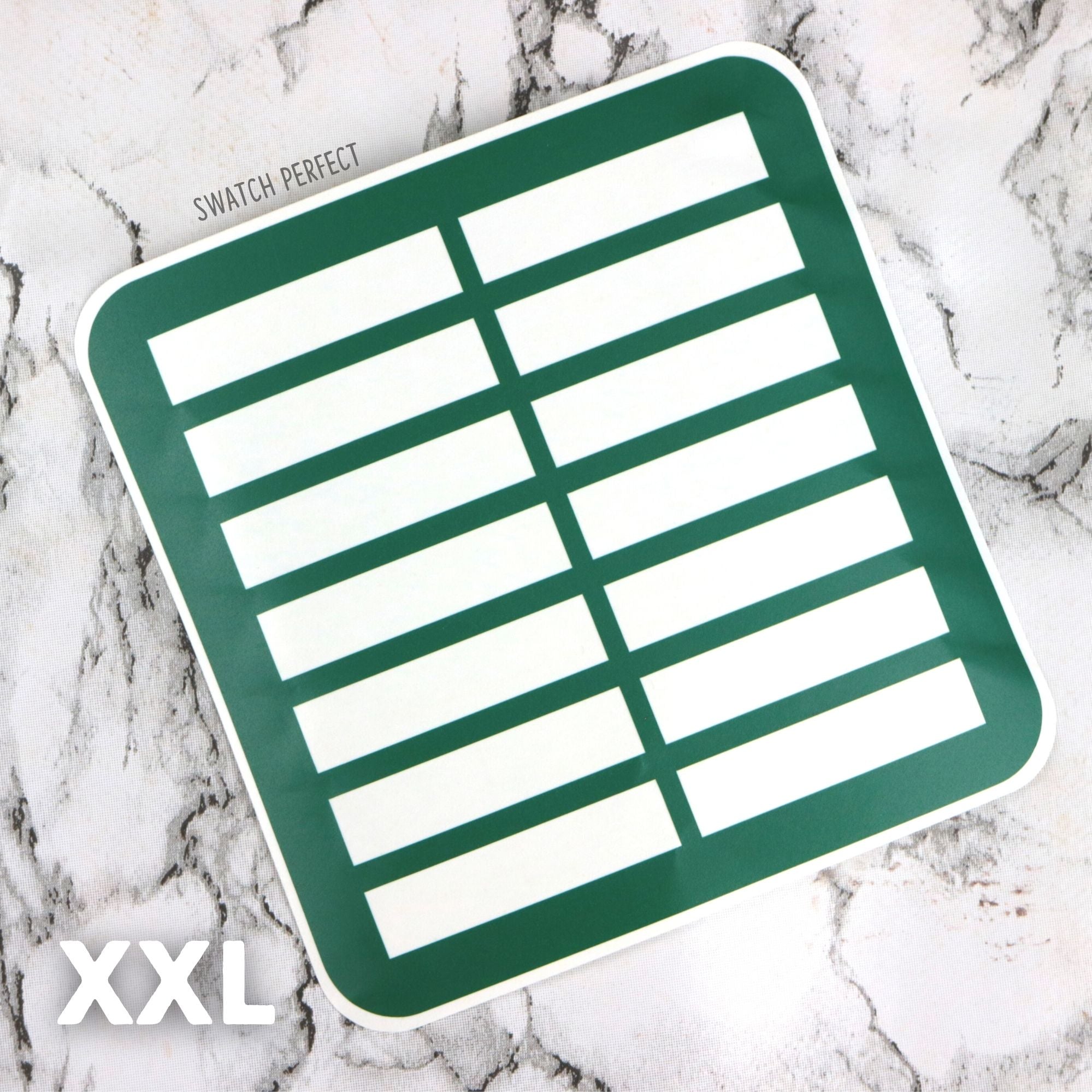 Wraparound Stripes - 14 Pan Stencil | XXL - Swatch Perfect