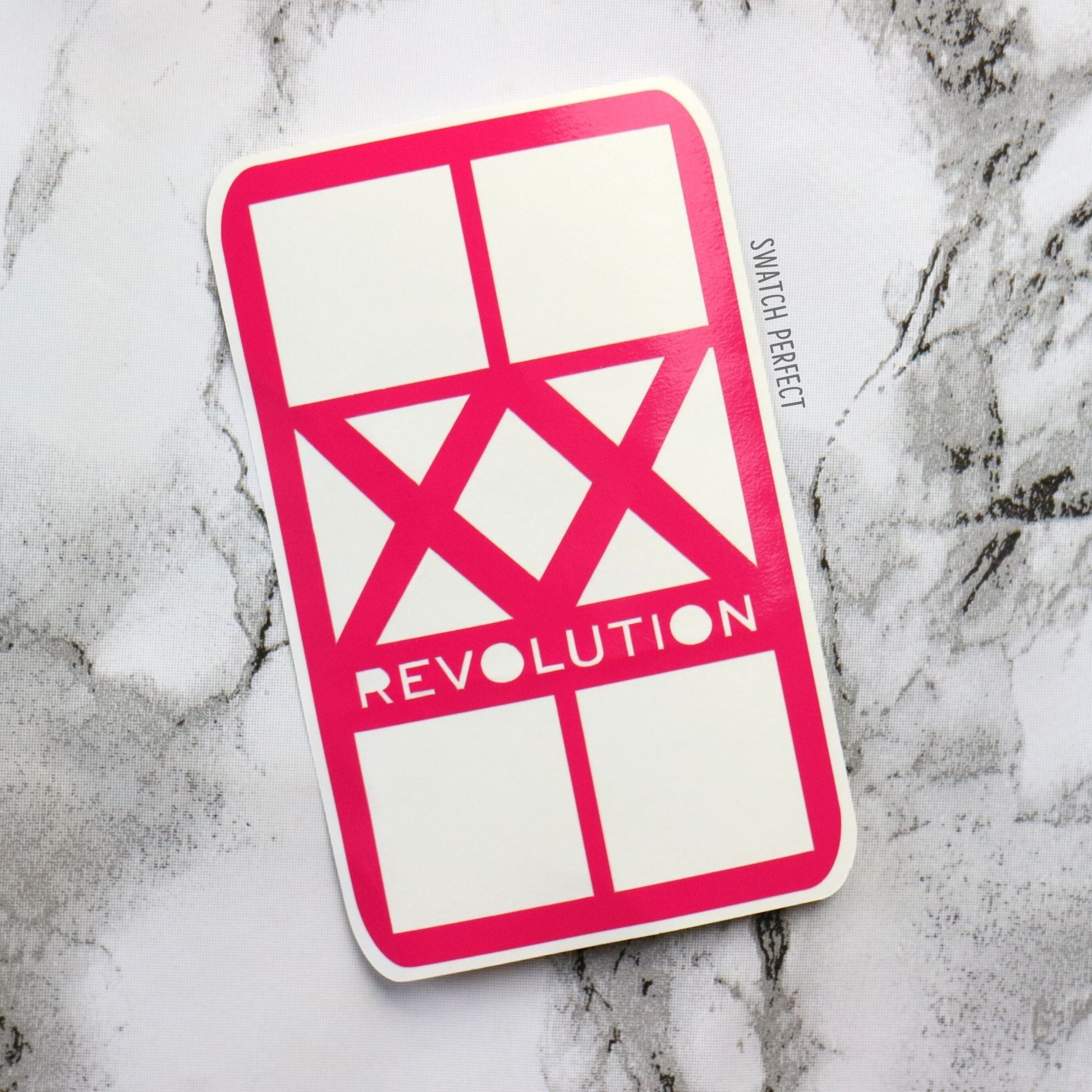 XX Revolution - 4 Pan Stencil | Inspired by Revolution Beauty - Swatch Perfect